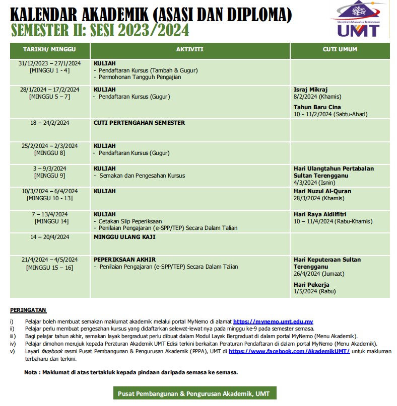 Umt Shs Academic Calendar 2025